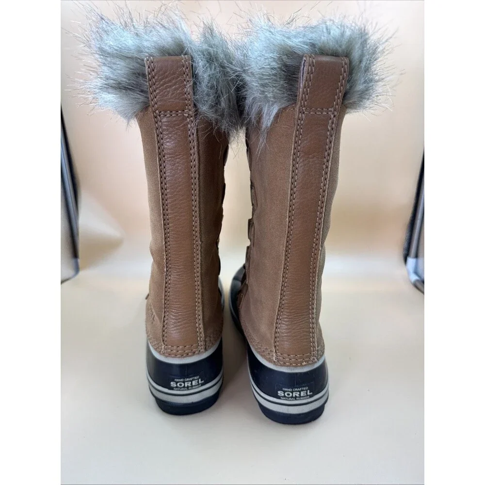 Sorel Joan of Arctic Women's Waterproof Insulated Winter Boots Beige Size 9